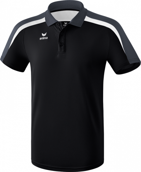 Liga Polo Herren (schwarz/weiß/dunkelgrau)